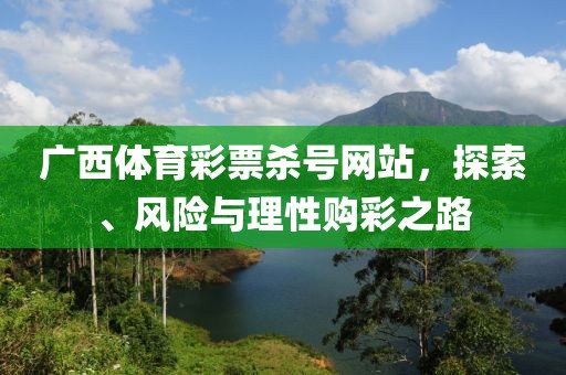 广西体育彩票杀号网站，探索、风险与理性购彩之路