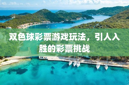 双色球彩票游戏玩法，引人入胜的彩票挑战